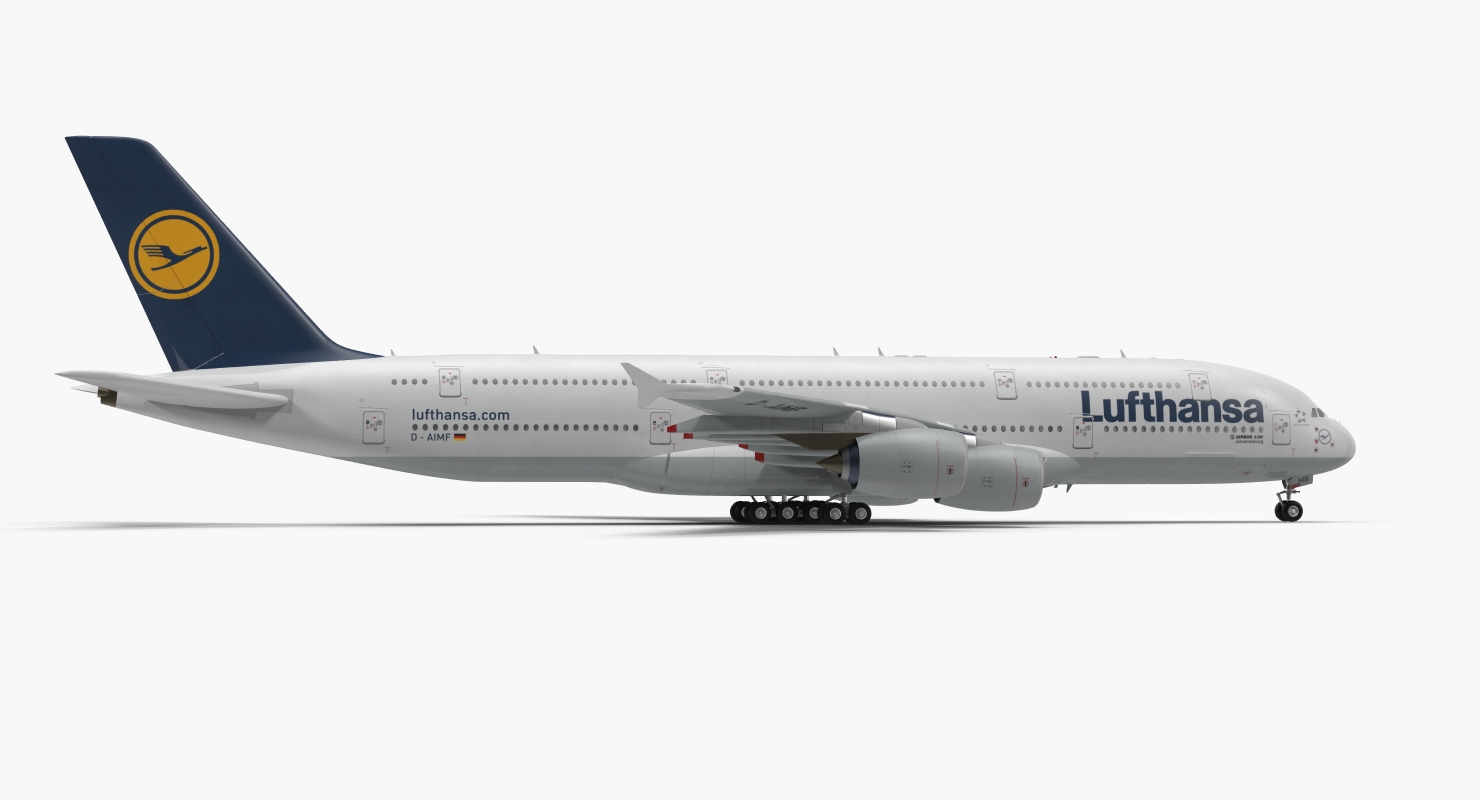 Airbus A380 1000 Air France 3D